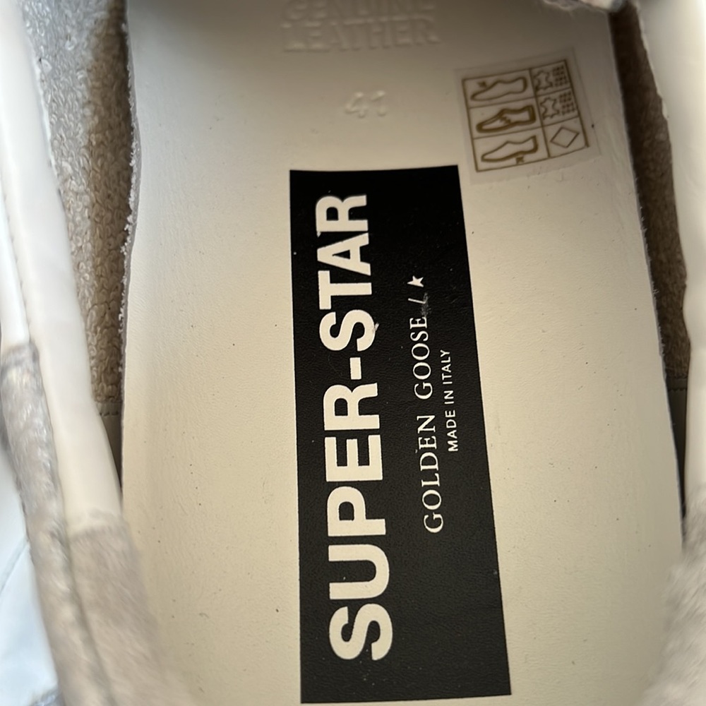 Golden Goose Superstar Mixed Media Checkered Low-Top Sneakers - Picture 12 of 12